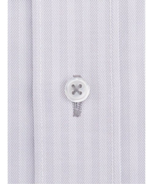 TAKA-Q(タカキュー)/綿100％ ノーアイロン スタンダードフィット ワイドカラー 長袖 シャツ メンズ ワイシャツ ビジネス ノーアイロン 形態安定 yシャツ 速乾/img03