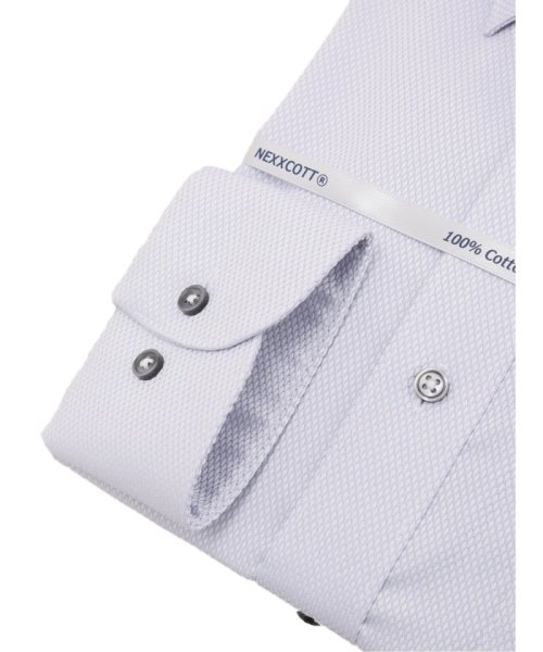 TAKA-Q(タカキュー)/綿100％ ノーアイロン スタンダードフィット ボタンダウン 長袖 シャツ メンズ ワイシャツ ビジネス ノーアイロン 形態安定 yシャツ 速乾/img02