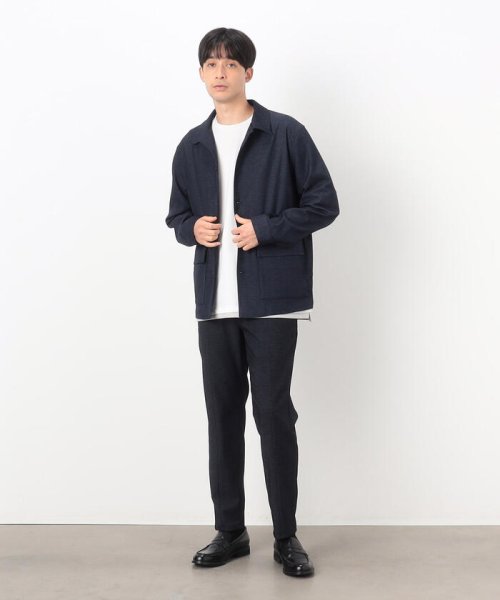 COMME CA ISM MENS(コムサイズム（メンズ）)/フェイクレイヤード 七分袖 Ｔシャツ/img04