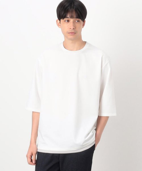 COMME CA ISM MENS(コムサイズム（メンズ）)/フェイクレイヤード 七分袖 Ｔシャツ/img05