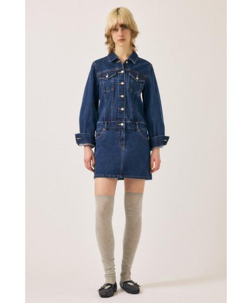 LOW WAIST DENIM MINI ドレス LOW WAIST DENIM MINI