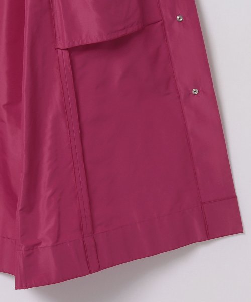 リボンベルト付ロングコート 