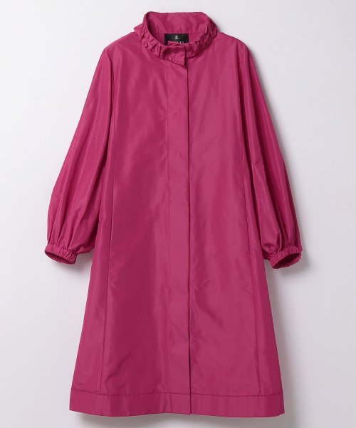 リボンベルト付ロングコート 