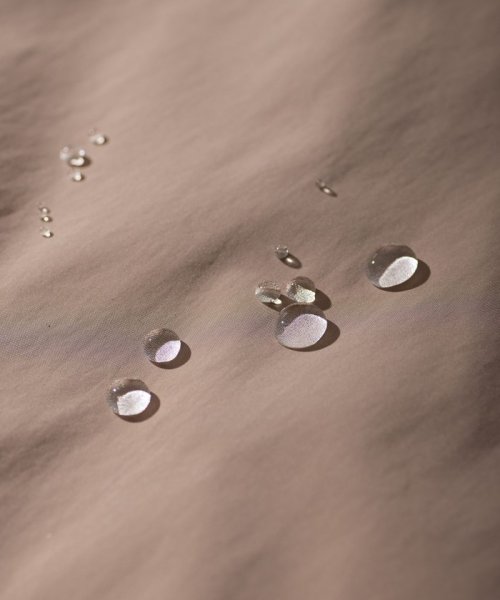 【洗える・撥水】Reポリアーティローザ シングル トレンチコート 