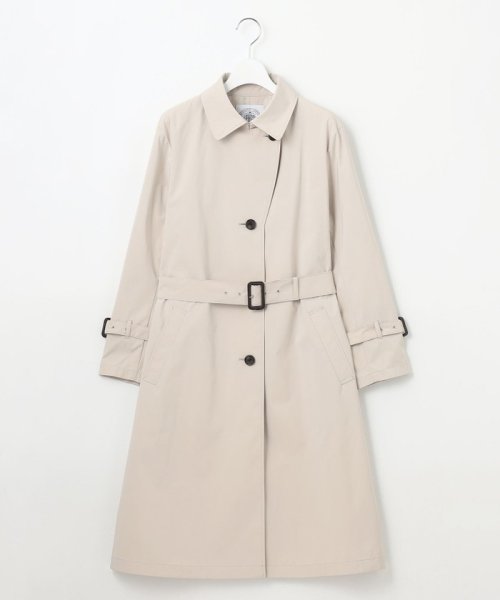 【洗える・撥水】Reポリアーティローザ シングル トレンチコート 