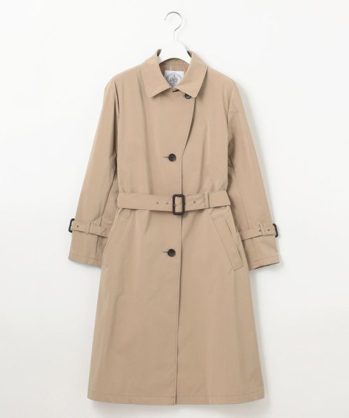 【洗える・撥水】Reポリアーティローザ シングル トレンチコート 