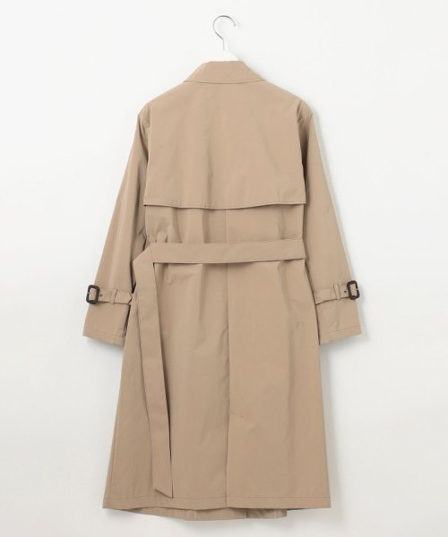 【洗える・撥水】Reポリアーティローザ シングル トレンチコート 