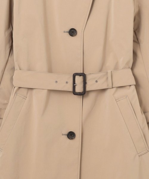 【洗える・撥水】Reポリアーティローザ シングル トレンチコート 