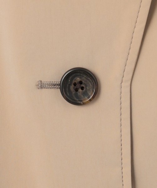 【洗える・撥水】Reポリアーティローザ シングル トレンチコート 