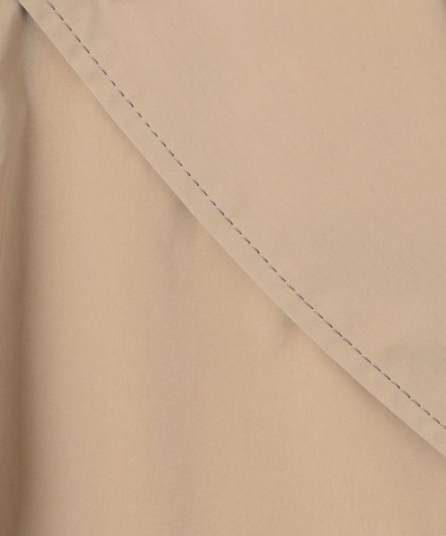 【洗える・撥水】Reポリアーティローザ シングル トレンチコート 