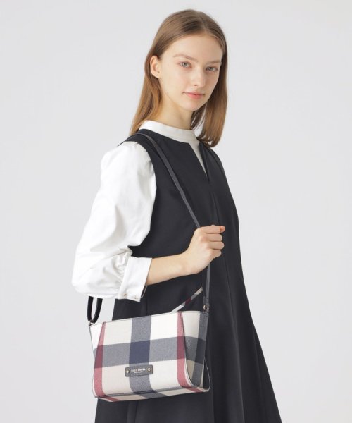 クレストブリッジチェックPVCミニショルダー 