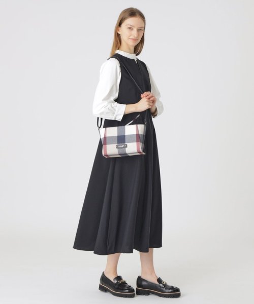 クレストブリッジチェックPVCミニショルダー 