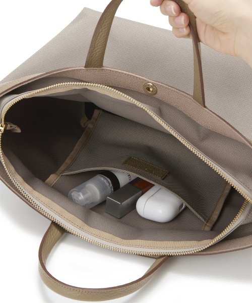 【Breath TOPKAPI】NORM ノーム リサイクル ポリエステル シュリンクレザー コンビ B5 トート バッグ NORM ノーム