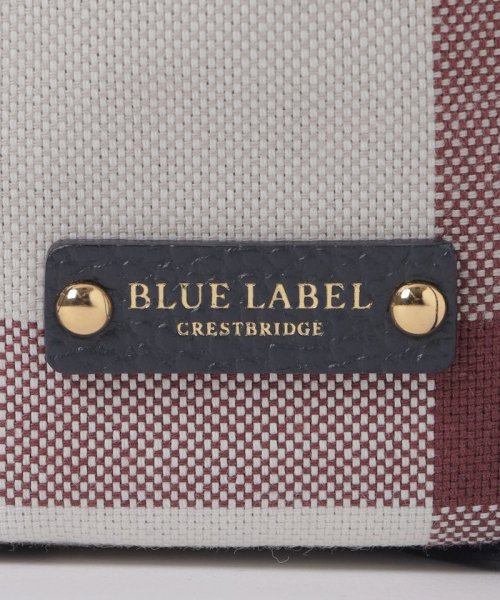 BLUE LABEL CRESTBRIDGE(BLUE LABEL CRESTBRIDGE)/クレストブリッジチェックキャンバス巾着/img13