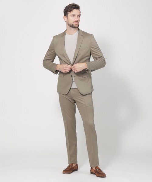 【セットアップ】ミックスリネンジャージーパンツ 