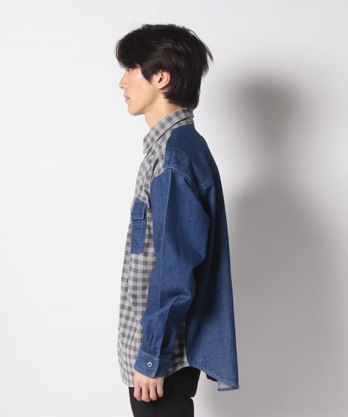 LEVI’S OUTLET(リーバイスアウトレット)/SILVERTAB（TM） 2 ポケットシャツ ブルー CLERMONT/img01