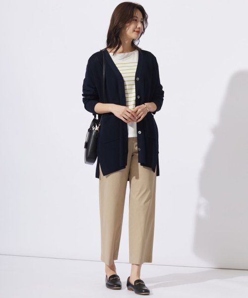 J.PRESS LADIES（LARGE SIZE）(J．プレス　レディス（大きいサイズ）)/【洗える】COTTON MODAL Vネック カーディガン/img07