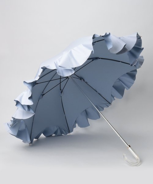 LANVIN en Bleu(umbrella)(ランバンオンブルー（傘）)/晴雨兼用日傘　フレアフリル/img01