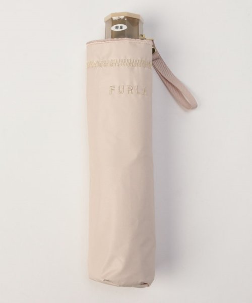 FURLA(フルラ)/晴雨兼用折りたたみ日傘　ジッパー刺繍/img02