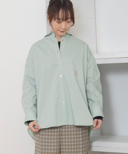 POU DOU DOU(プードゥドゥ)/favorite刺繍オーバーサイズシャツ/img19