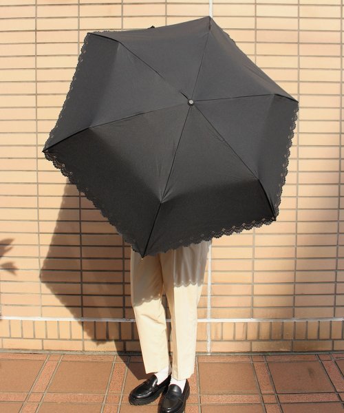 ALWAYS GOOD TIME NEW BASIC STORE(オールウェイグッドタイムニューベーシックストア)/【一級遮光・晴雨兼用】UVフラワーヒートカット折り畳み日傘/img01