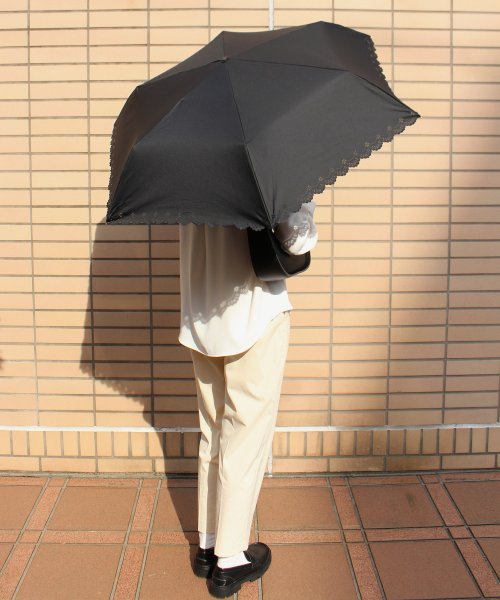 ALWAYS GOOD TIME NEW BASIC STORE(オールウェイグッドタイムニューベーシックストア)/【一級遮光・晴雨兼用】UVフラワーヒートカット折り畳み日傘/img08