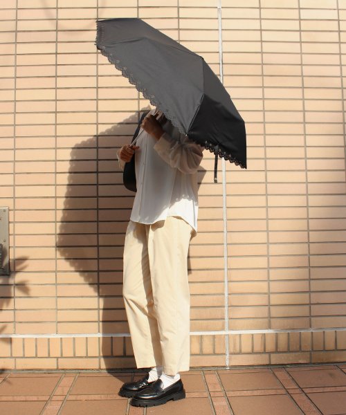 ALWAYS GOOD TIME NEW BASIC STORE(オールウェイグッドタイムニューベーシックストア)/【一級遮光・晴雨兼用】UVフラワーヒートカット折り畳み日傘/img09