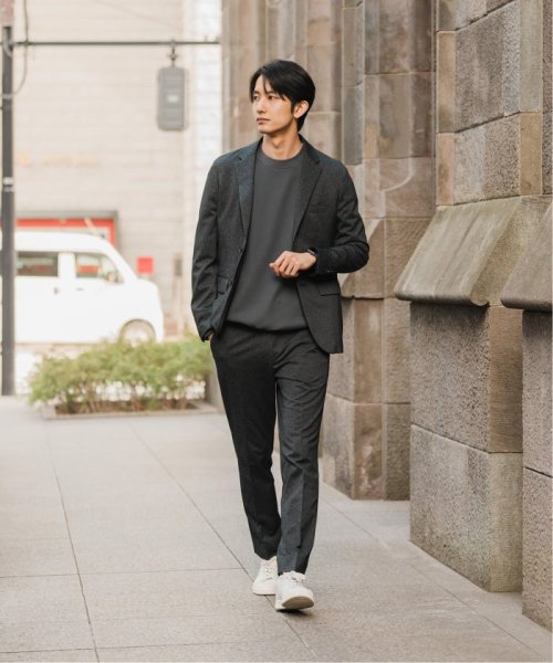 メランジ ジャージ 2B ジャケット【セットアップ着用可】 セットアップ着用可