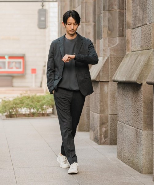 メランジ ジャージ 2B ジャケット【セットアップ着用可】 セットアップ着用可