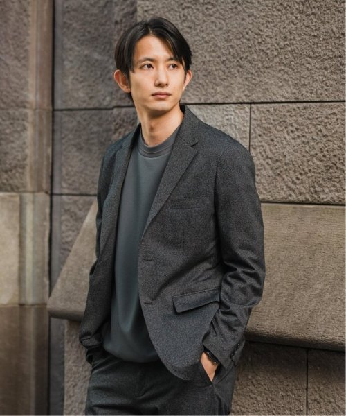 メランジ ジャージ 2B ジャケット【セットアップ着用可】 セットアップ着用可