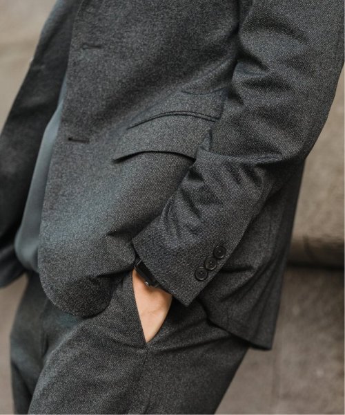 メランジ ジャージ 2B ジャケット【セットアップ着用可】 セットアップ着用可