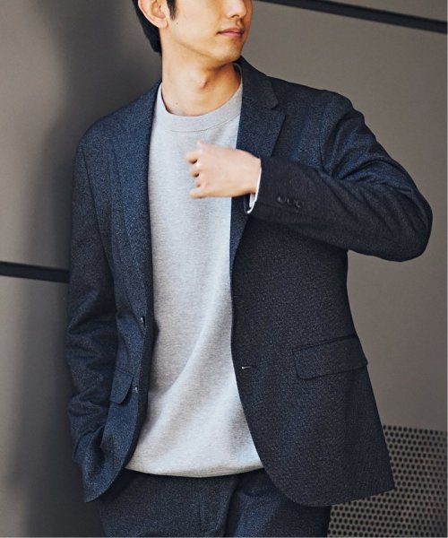 メランジ ジャージ 2B ジャケット【セットアップ着用可】 セットアップ着用可