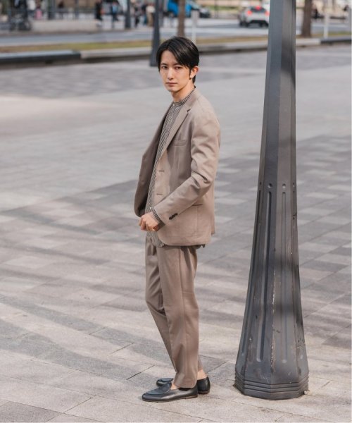 メランジ ジャージ 2B ジャケット【セットアップ着用可】 セットアップ着用可