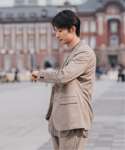 メランジ ジャージ 2B ジャケット【セットアップ着用可】 セットアップ着用可