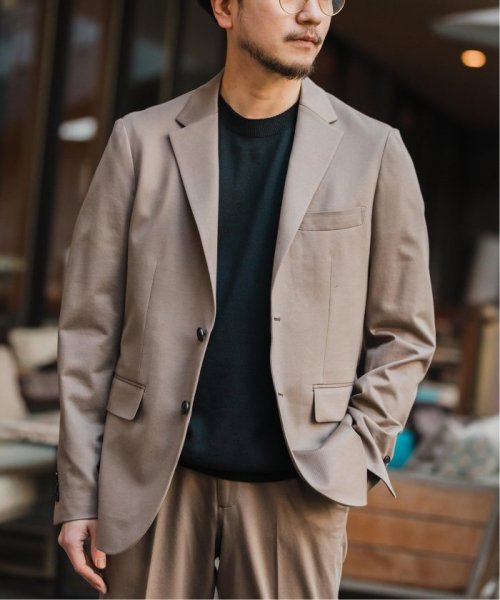 メランジ ジャージ 2B ジャケット【セットアップ着用可】 セットアップ着用可