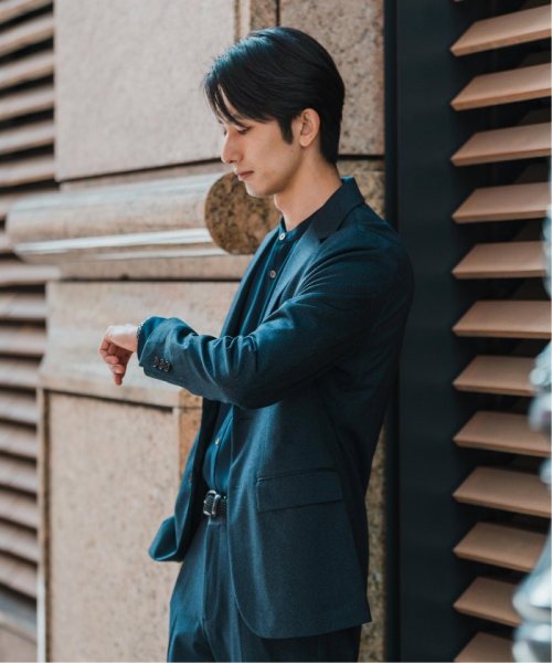 メランジ ジャージ 2B ジャケット【セットアップ着用可】 セットアップ着用可