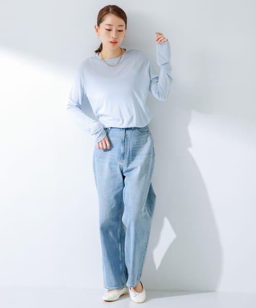 URBAN RESEARCH Sonny Label(アーバンリサーチサニーレーベル)/シアークルーネックロングスリーブTシャツ/img18