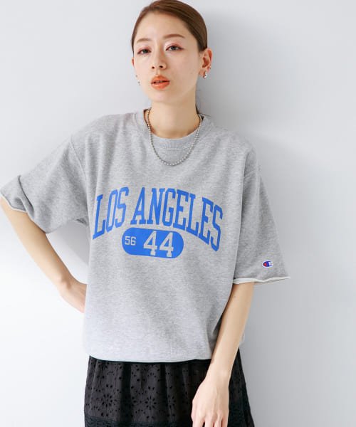 URBAN RESEARCH Sonny Label(アーバンリサーチサニーレーベル)/『別注』Champion×Sonny Label　ロゴスウェットTシャツ/img10