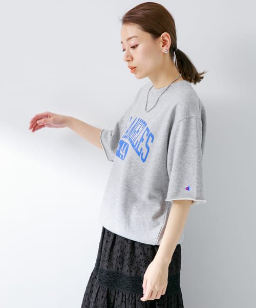 URBAN RESEARCH Sonny Label(アーバンリサーチサニーレーベル)/『別注』Champion×Sonny Label　ロゴスウェットTシャツ/img12