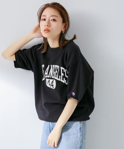 URBAN RESEARCH Sonny Label(アーバンリサーチサニーレーベル)/『別注』Champion×Sonny Label　ロゴスウェットTシャツ/img20