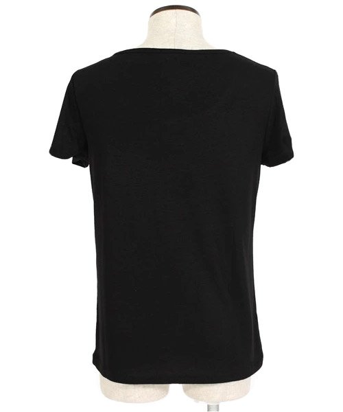 LUXSTYLE(ラグスタイル)/Aegnoir(イグノア) ワイドＵネック無地Tシャツ/お兄系 メンズ Tシャツ シャツ 半袖 メンズ Tee 無地/img02