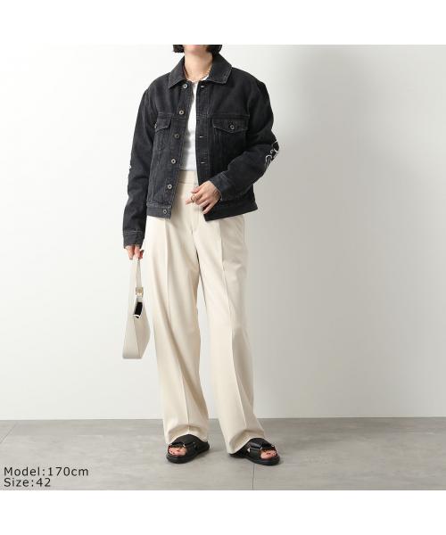 25万→13万【レアサイズ42 】ロエベ デニムジャケット 超美品 LOEWE デニムジャケット ANAGRAM アナグラム H526Y50W18 本当