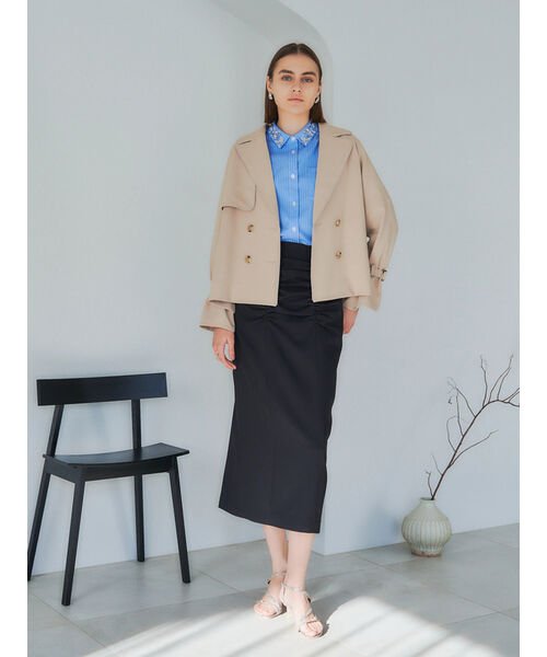 ショートトレンチコート その他のジャケット C1601129926(12344円)