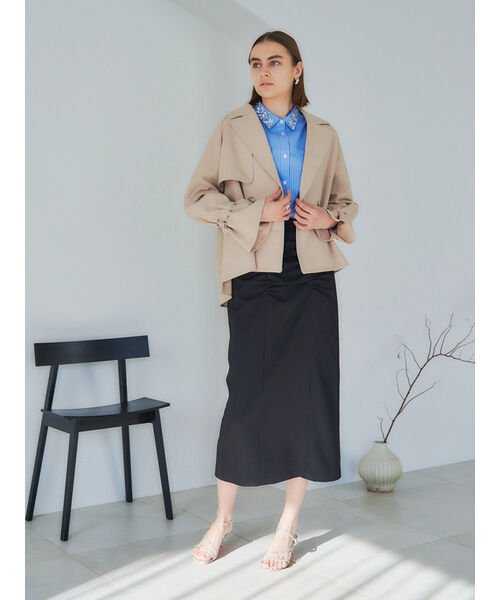 ショートトレンチコート その他のジャケット C1601129926(12344円)