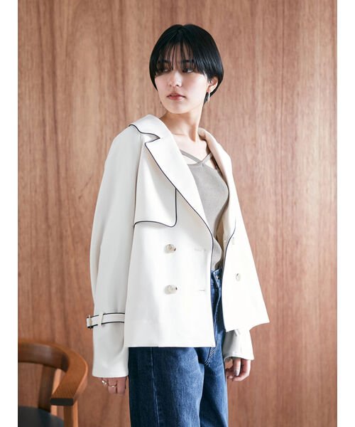 ショートトレンチコート その他のジャケット C1601129926(12344円)