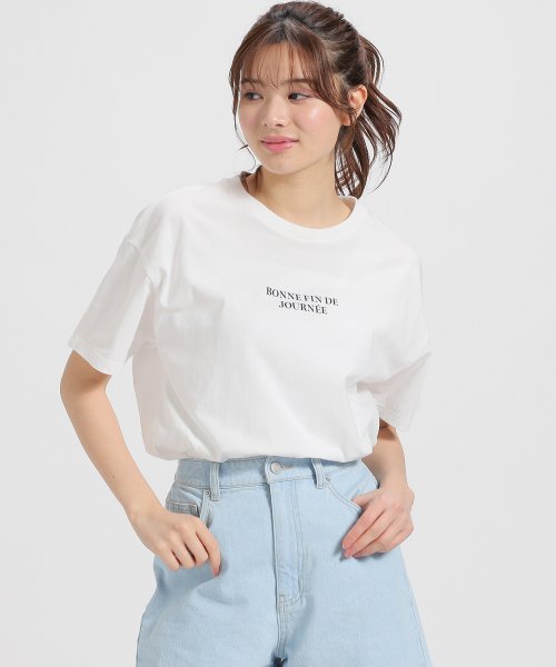 Honeys(ハニーズ)/Ｔシャツ付シアーシャツ シャツ ブラウス 長袖 シアー Tシャツ セット 羽織り 白 /img03