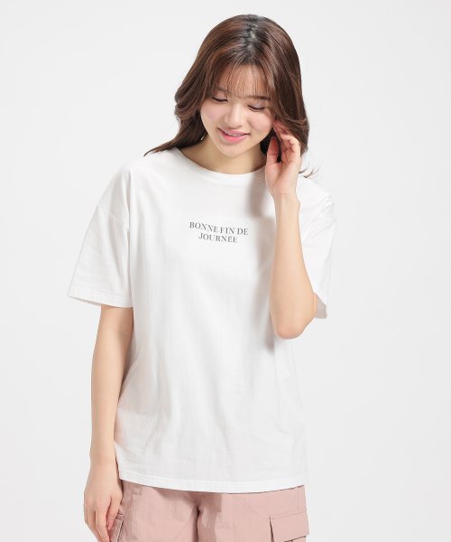 Honeys(ハニーズ)/Ｔシャツ付シアーシャツ シャツ ブラウス 長袖 シアー Tシャツ セット 羽織り 白 /img24