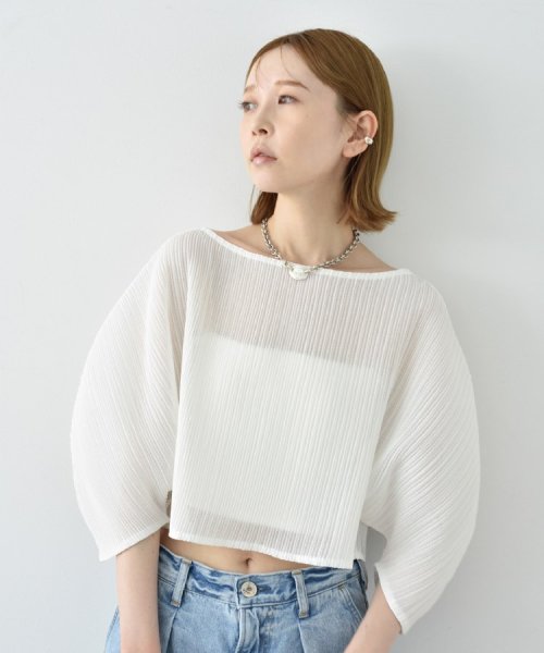 DRESSTERIOR(ドレステリア)/CODE A｜sheer pleats tops/img03