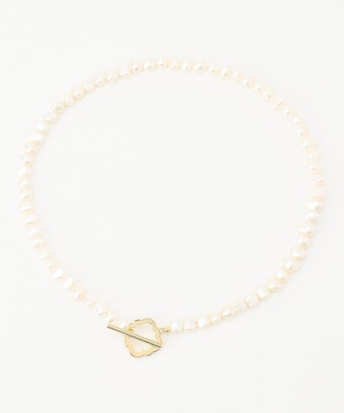 OPEN CLOVER PEARL NECKLACE 淡水バロックパール 2WAY ネックレス ネックレス H1394370858(10725円)