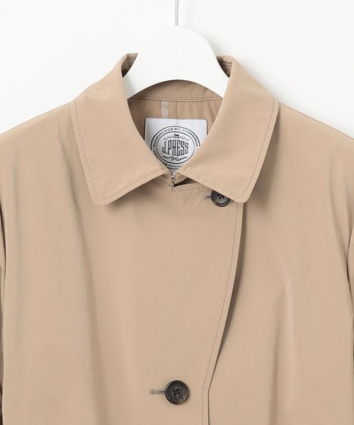 【洗える・撥水】Reポリアーティローザ シングル トレンチコート 